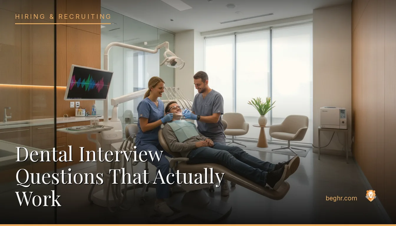 A modern dental office with a dentist and hygienist and a patient