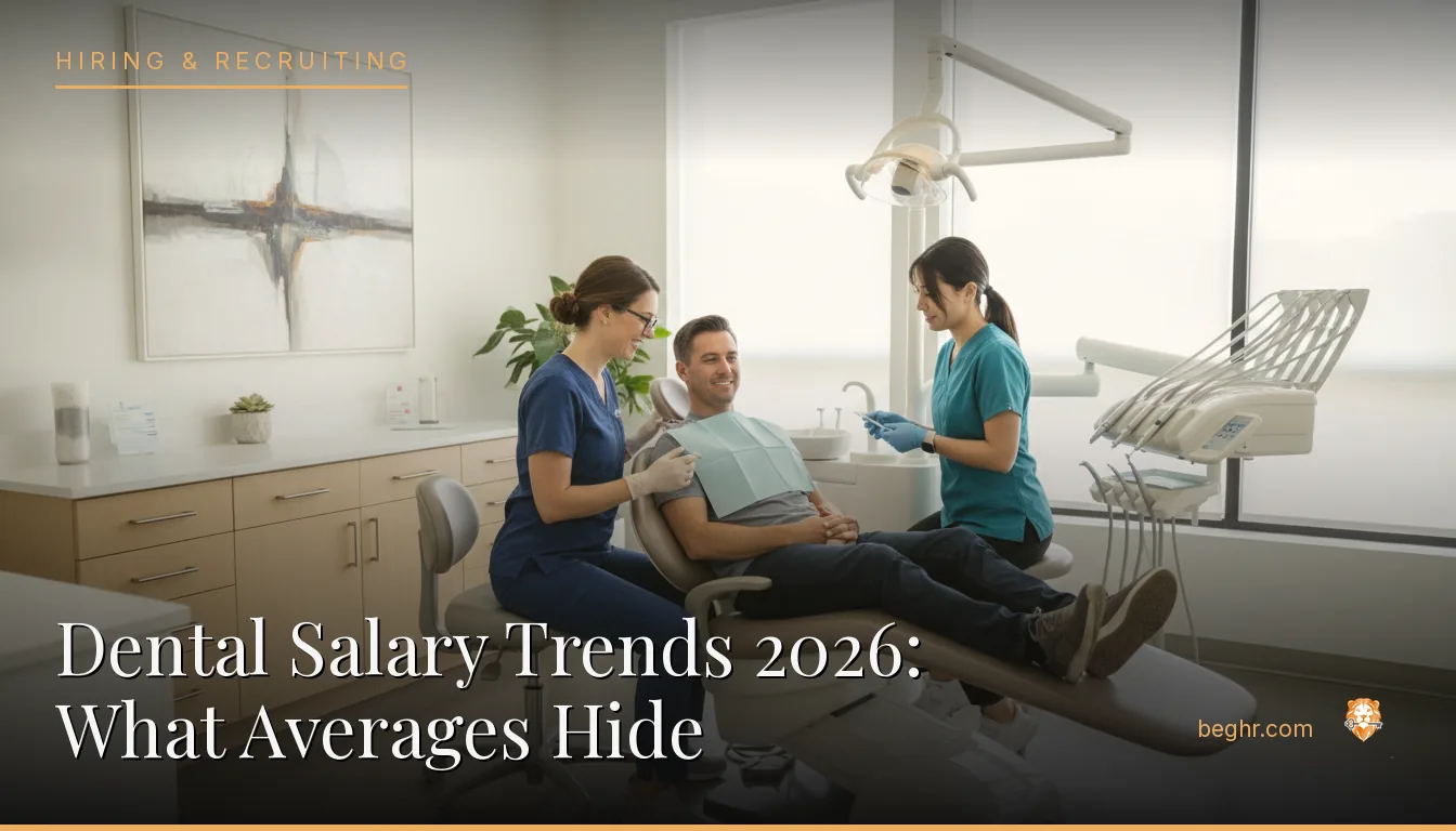 A modern dental office with a dentist and hygienist and a patient