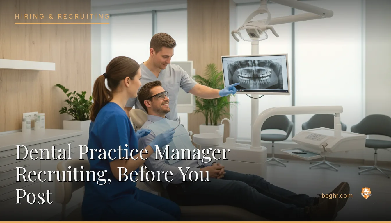 A modern dental office with a dentist and hygienist and a patient