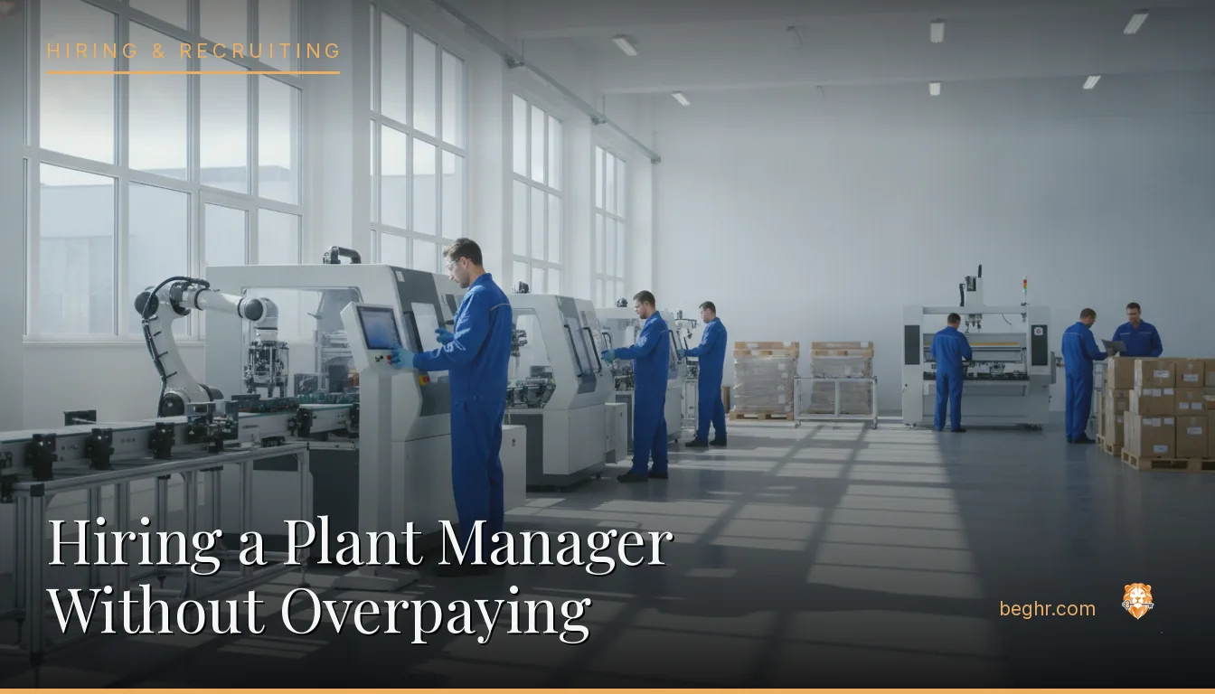 A clean modern factory floor with workers operating machinery