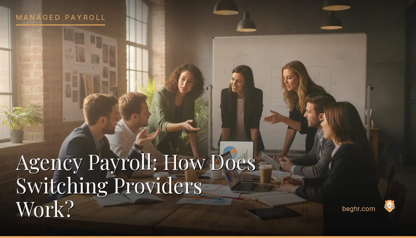A creative marketing team collaborating around a table