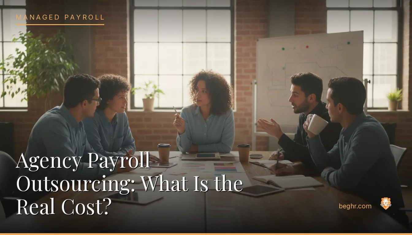 A creative marketing team collaborating around a table