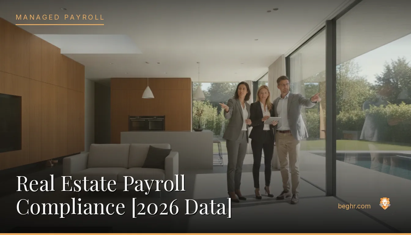 A real estate agent showing a modern home to clients