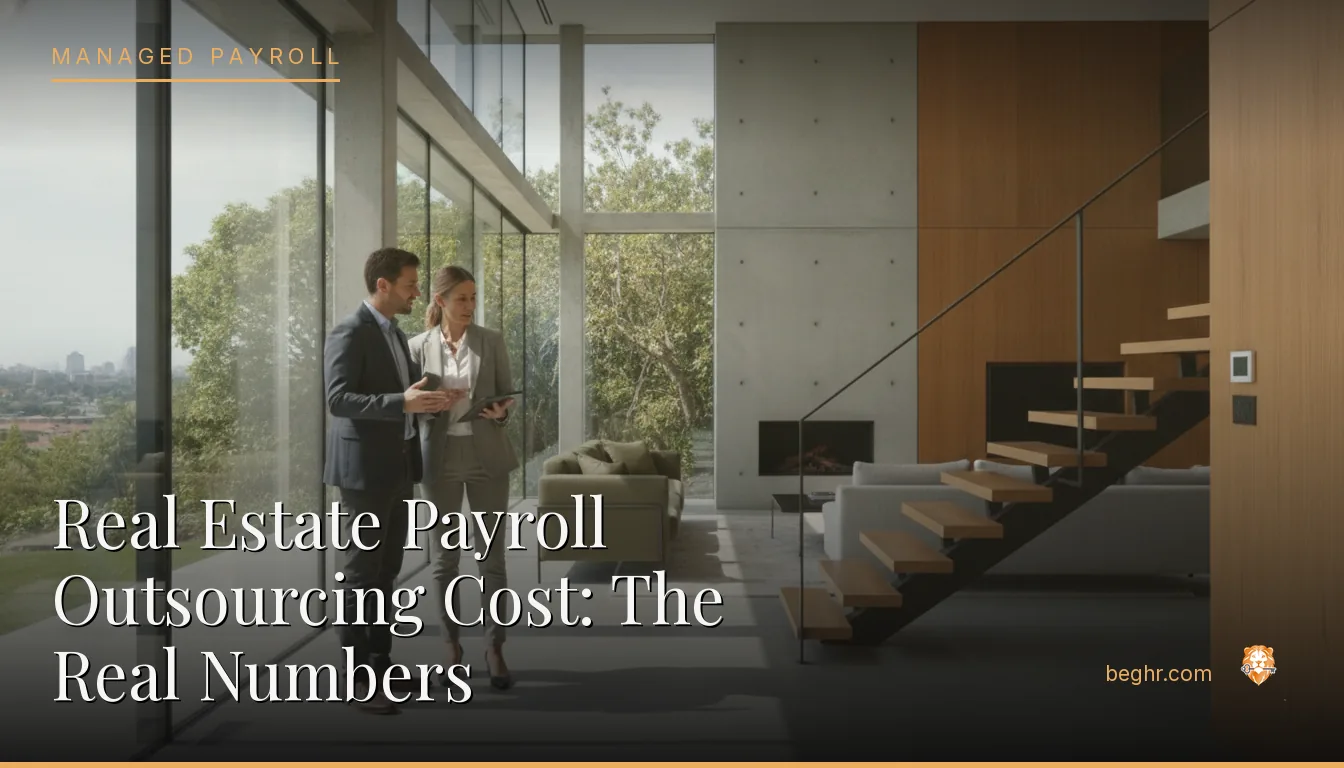 A real estate agent showing a modern home to clients
