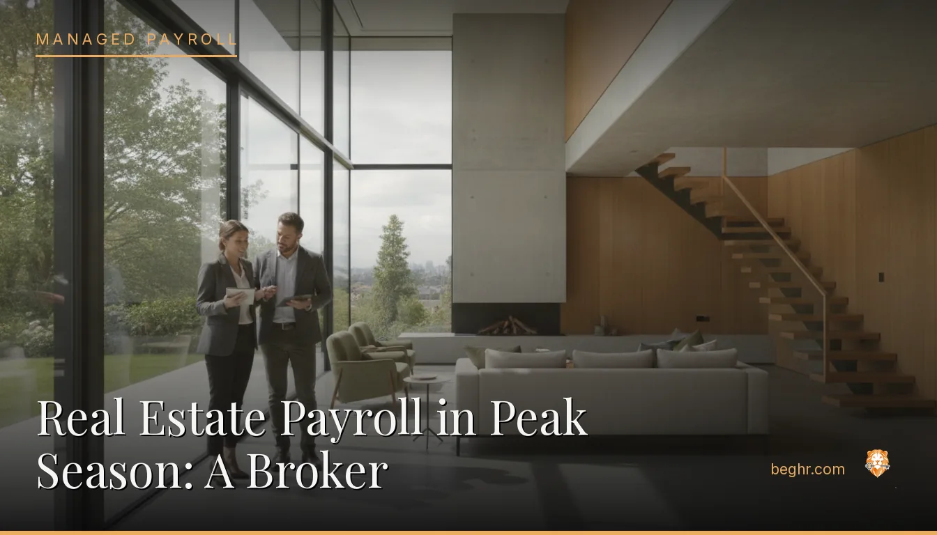 A real estate agent showing a modern home to clients
