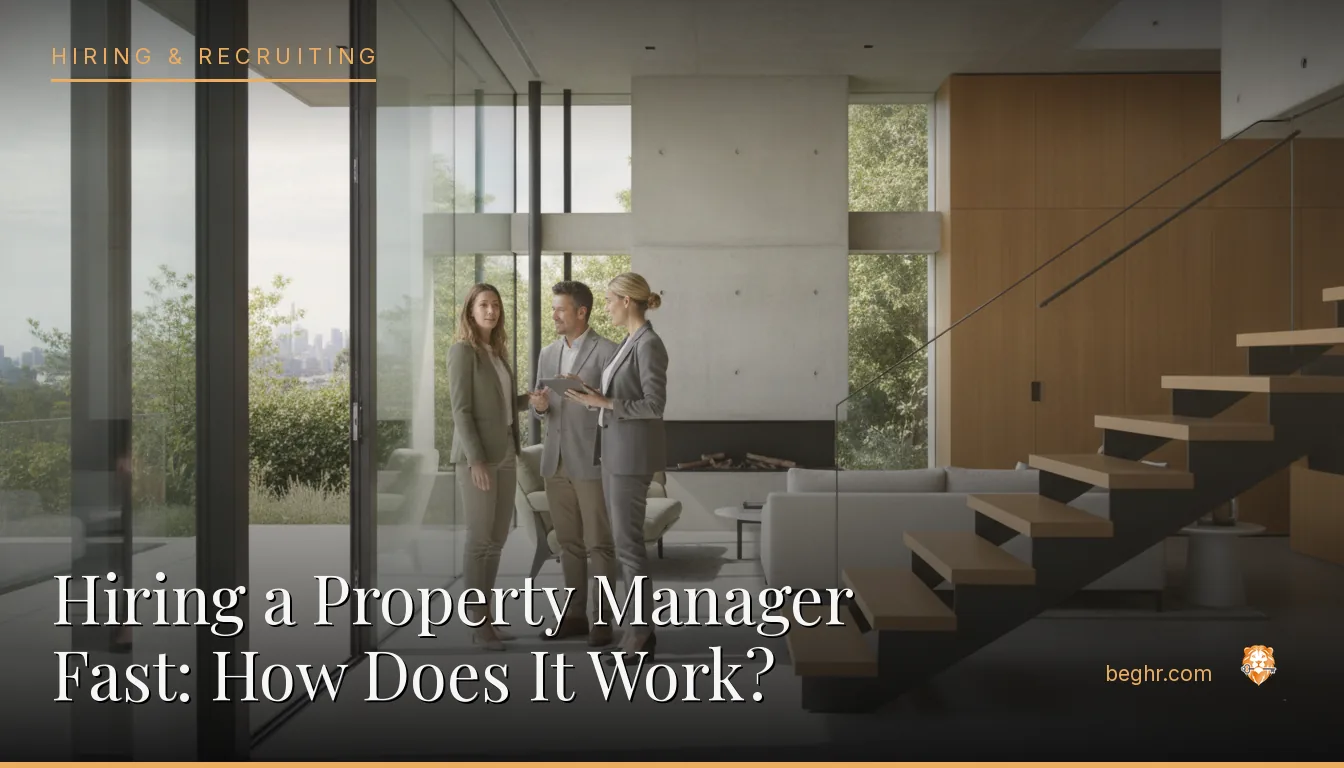 A real estate agent showing a modern home to clients