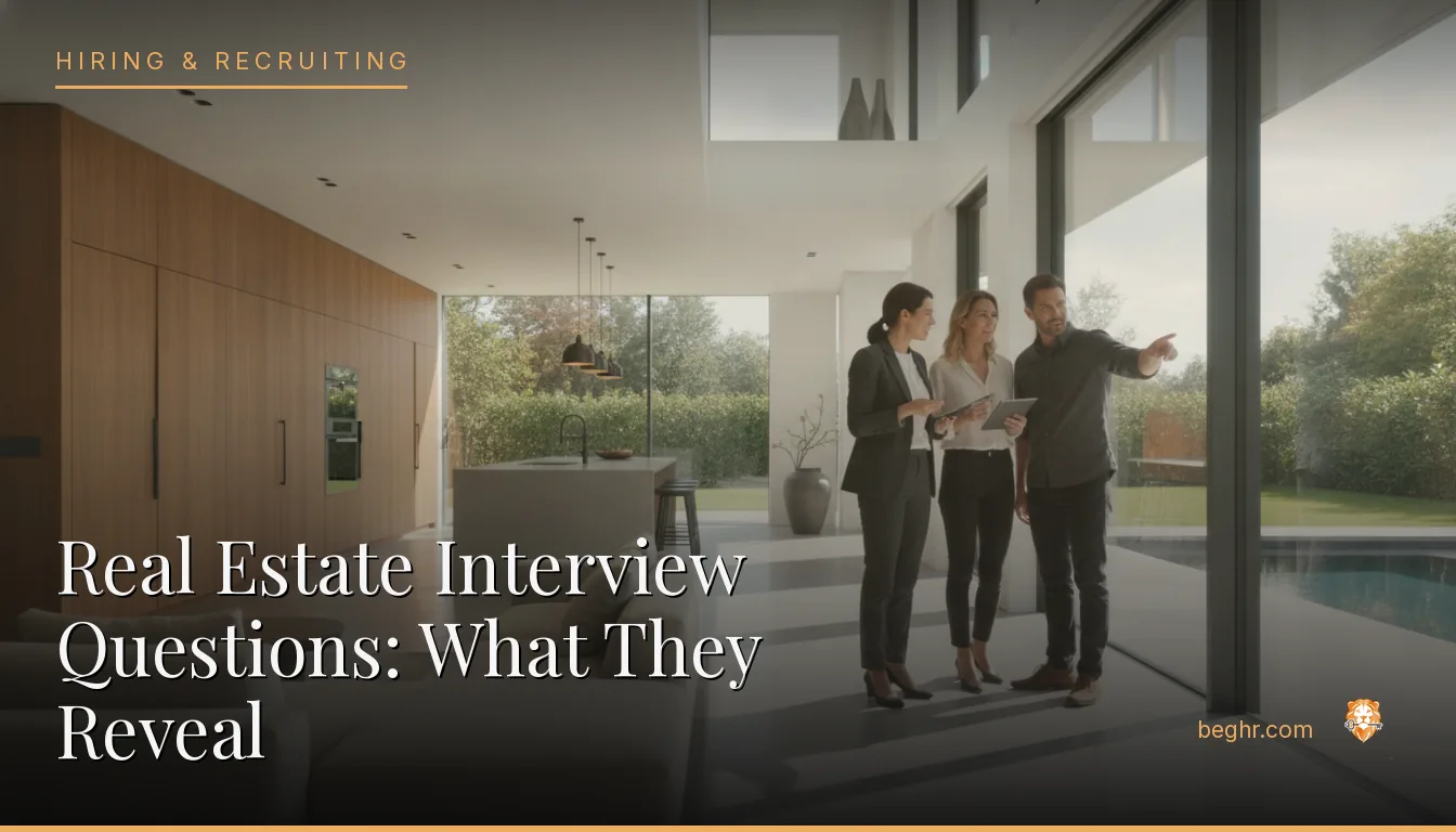 A real estate agent showing a modern home to clients